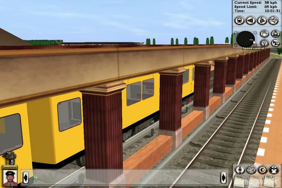 trainz station car