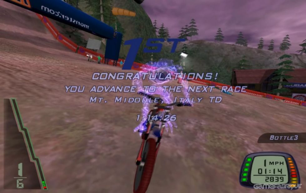 Downhill Domination PS2 Multiplayer Gameplay (Codemasters/Incog