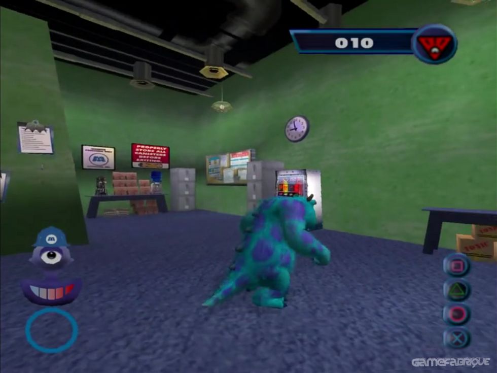 monsters inc video game