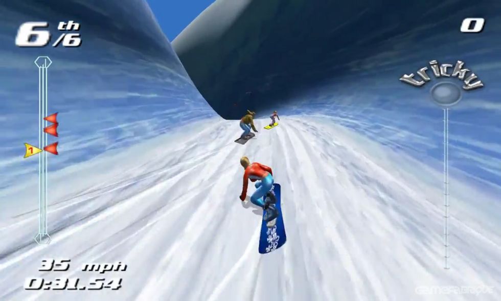 SSX Tricky, however, sets up a control... 