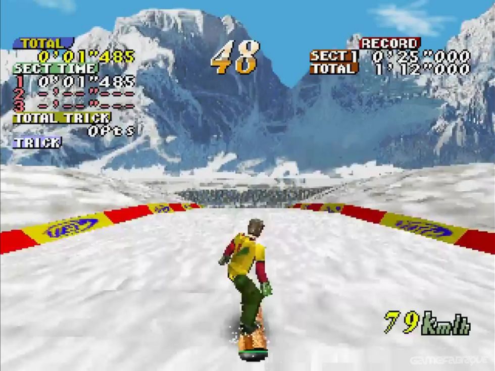 playstation 1 snowboarding game