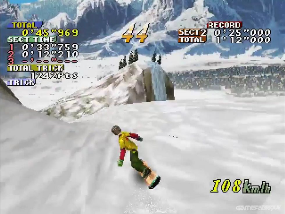 playstation 1 snowboarding game