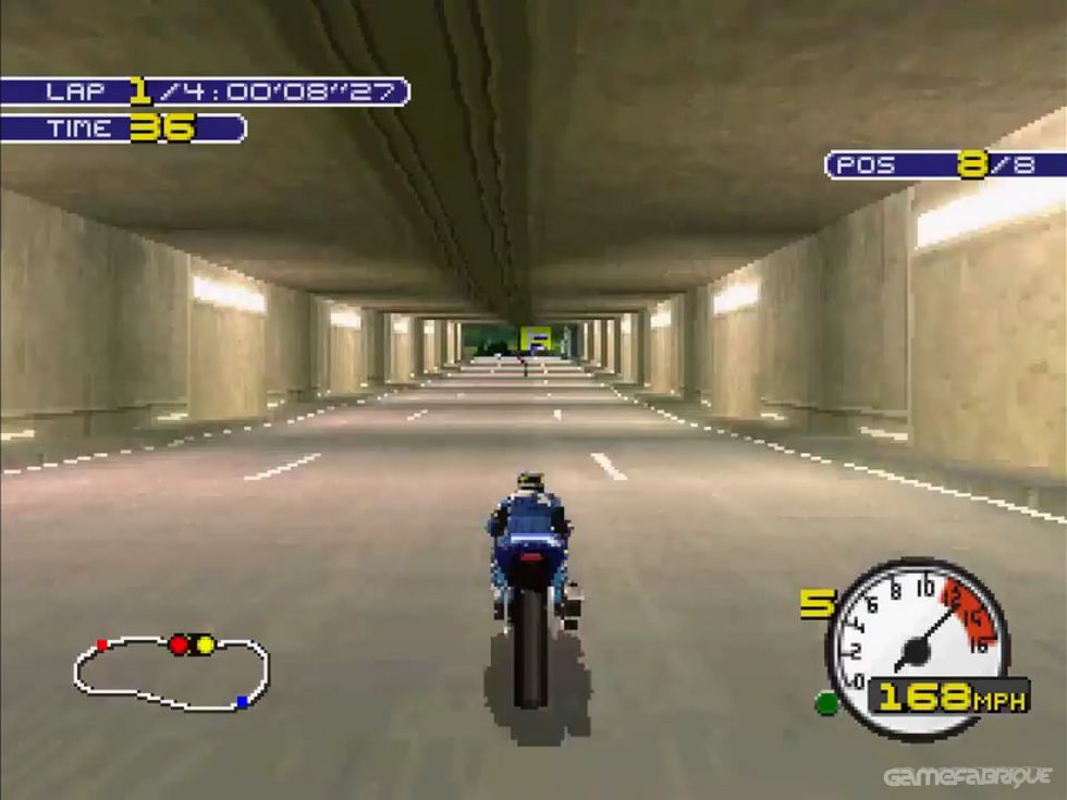 Moto Racer 2  (PS1) Gameplay 