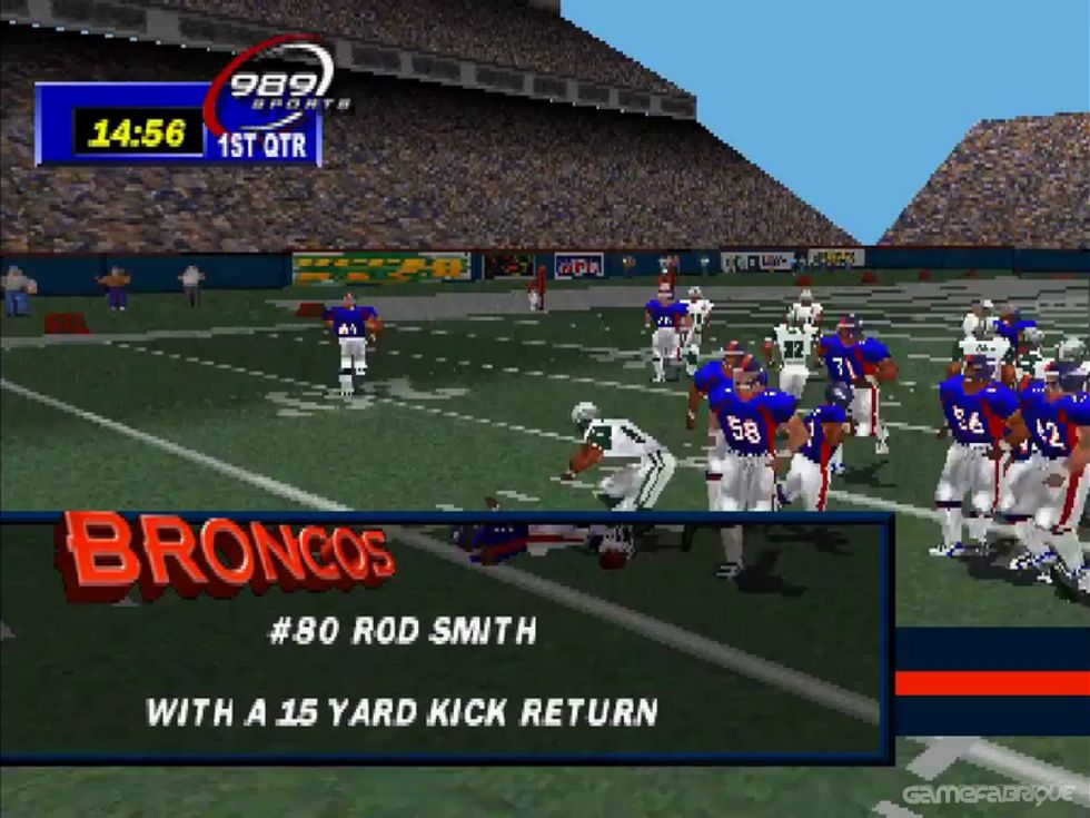 NFL GameDay 99 - PS1 Gameplay (4K60fps) 