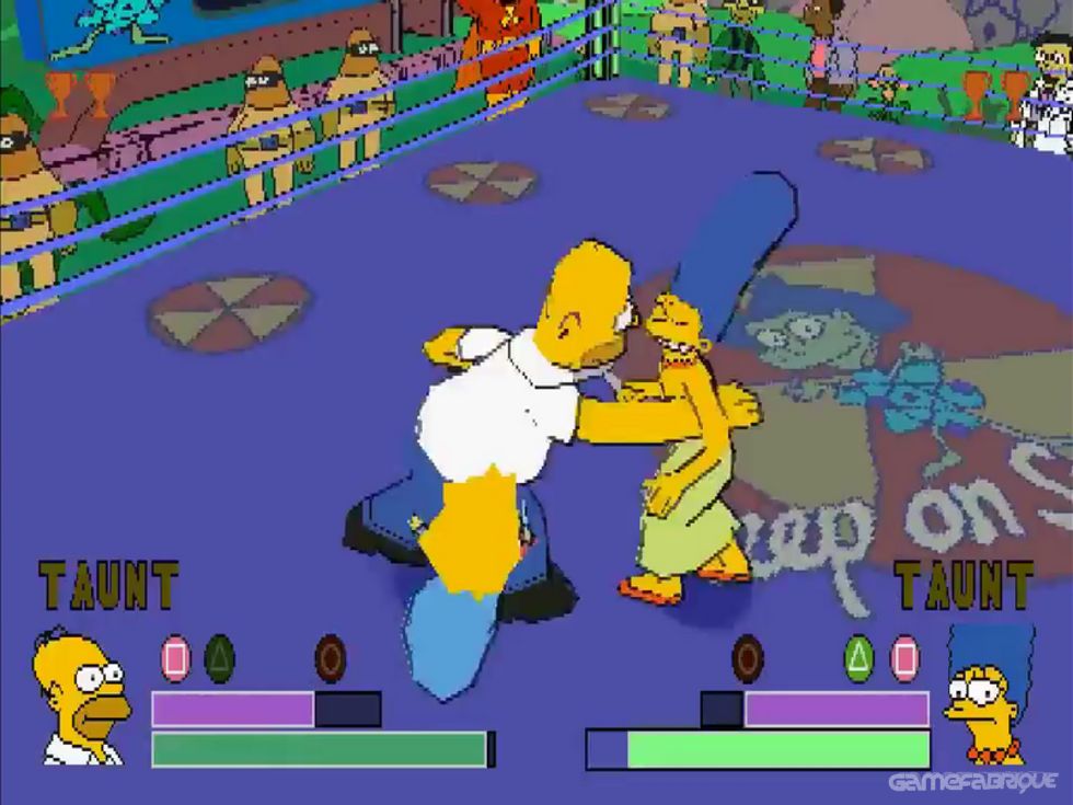 Simpsons Wrestling Ps1 Controls