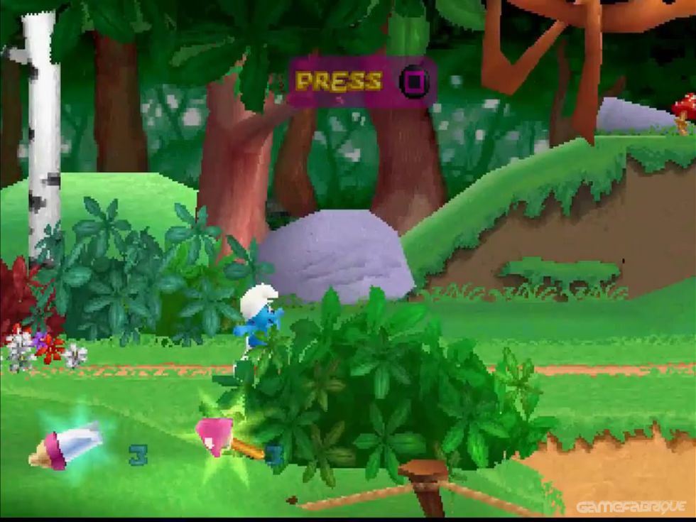 the smurfs ps1