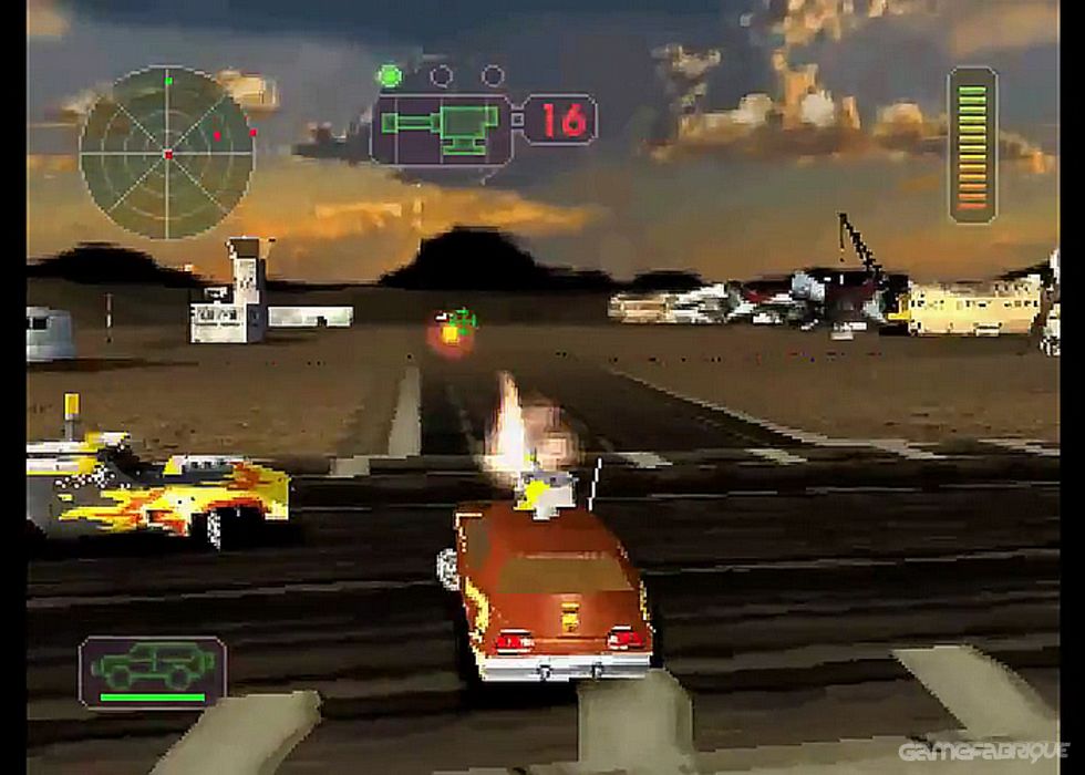 Playstation 1 game cars with clearance guns