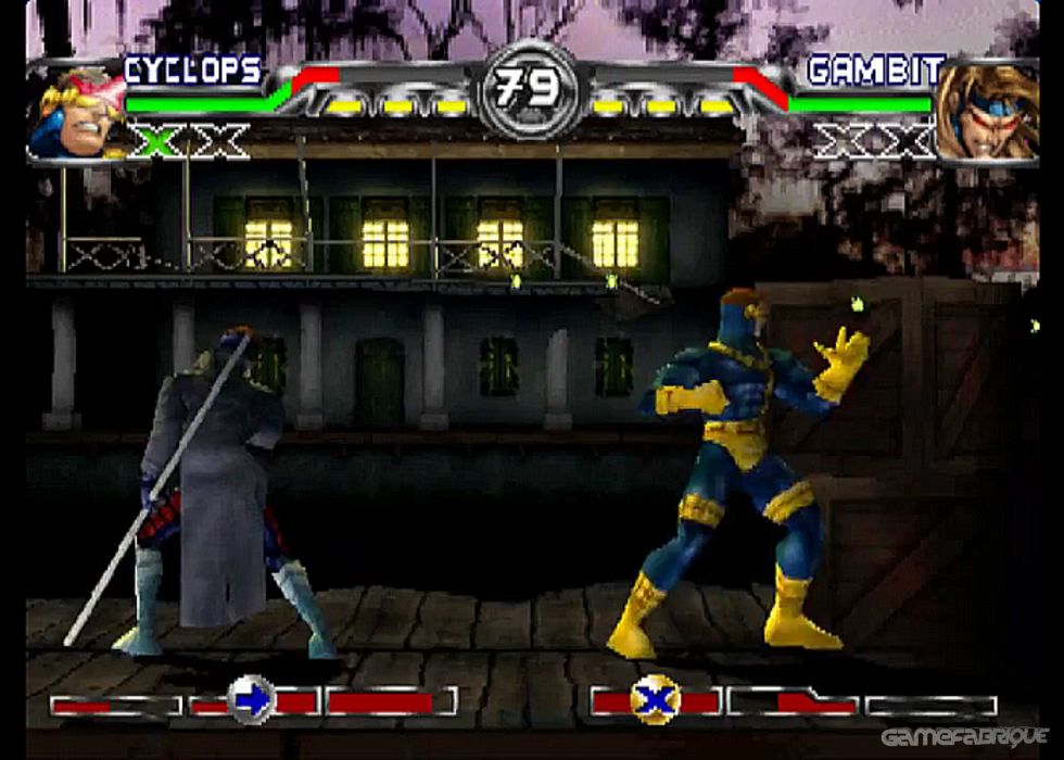 X-men Mutant Academy - Gameplay PSX (PS One) HD 720P (Playstation classics)  