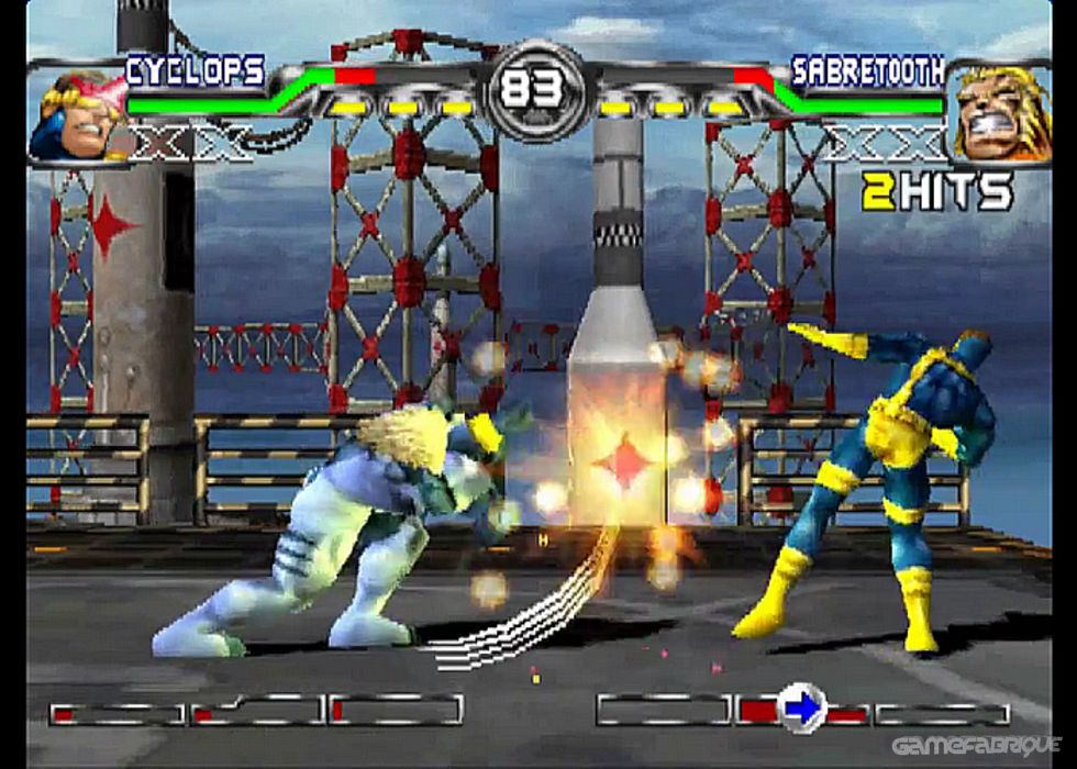 X-men Mutant Academy - Gameplay PSX (PS One) HD 720P (Playstation classics)  