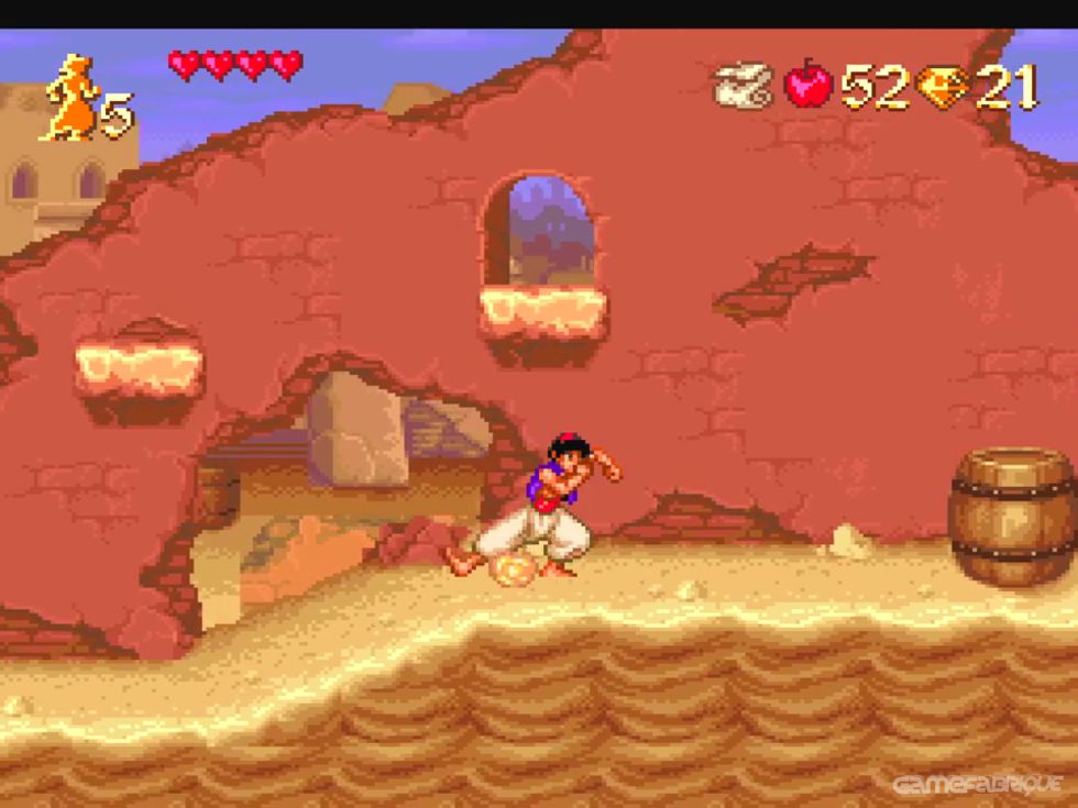 aladdin snes carpet level