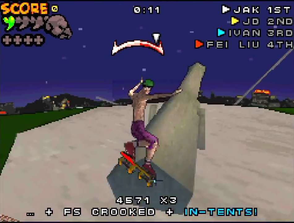 Tony Hawk's Downhill Jam DS Gameplay 