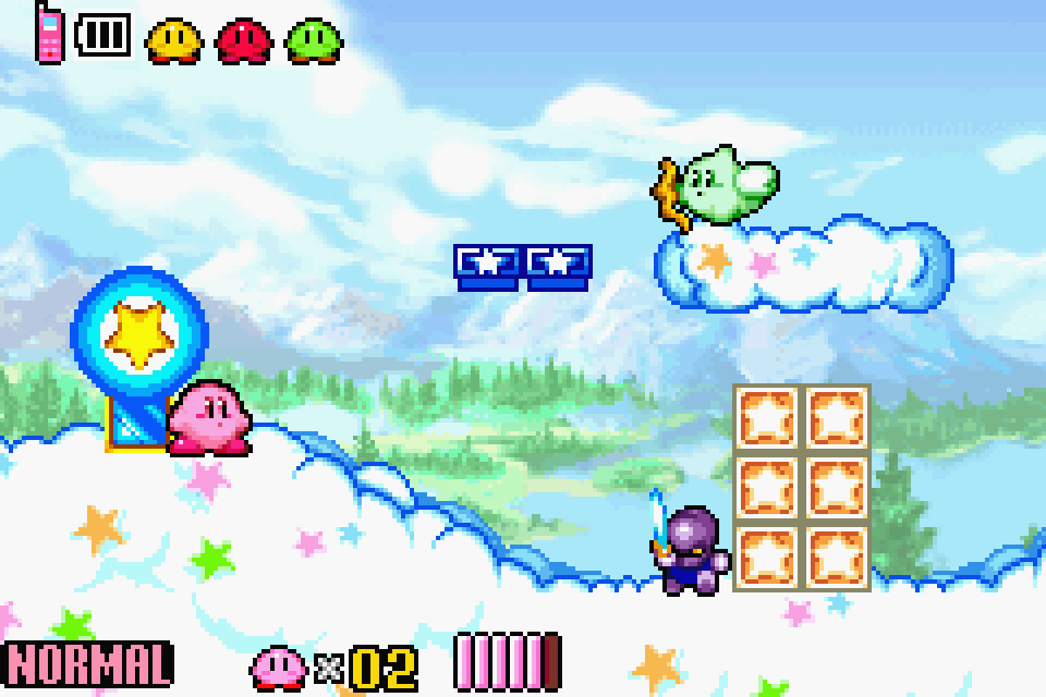 Kirby And The Amazing Mirror World Map