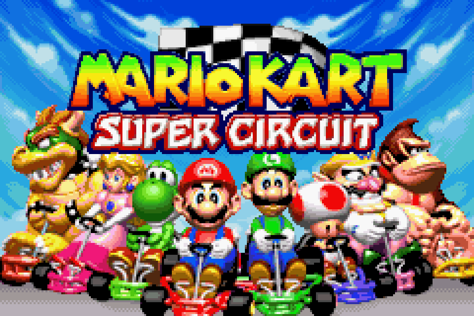 mario kart super circuit controls on gamecube