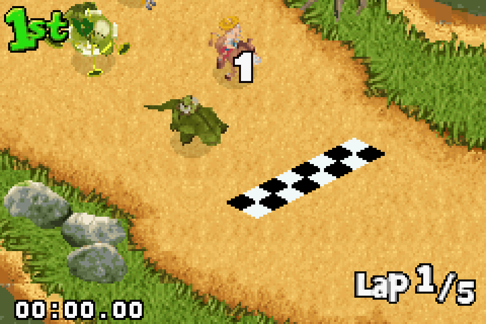 Shrek Smash N' Crash Racing (sUppLeX) ROM - GBA Download