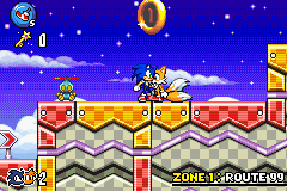 Sonic advance читы