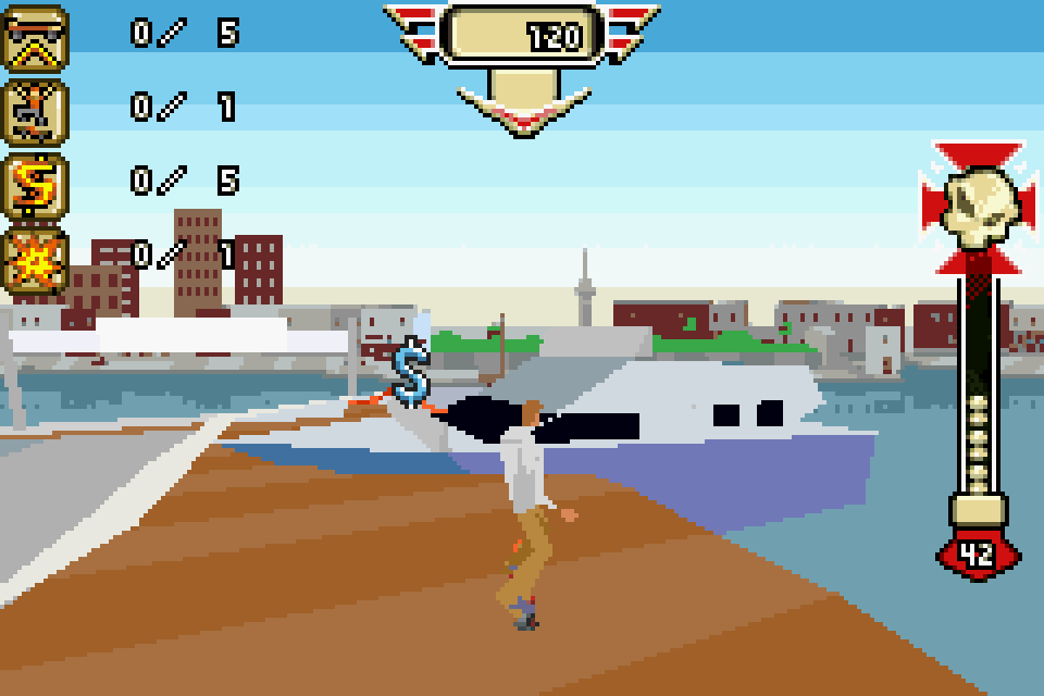 GBA Tony Hawk - Downhill Jam