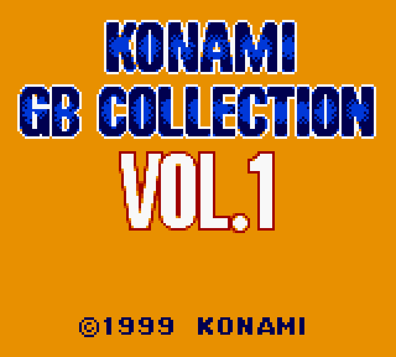 Gb collection. Konami GB collection.