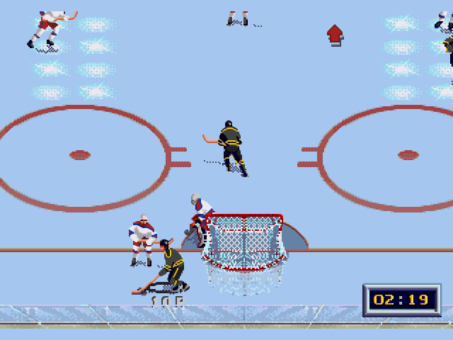 NHL All-Star Hockey 95  (Sega Genesis) Gameplay 