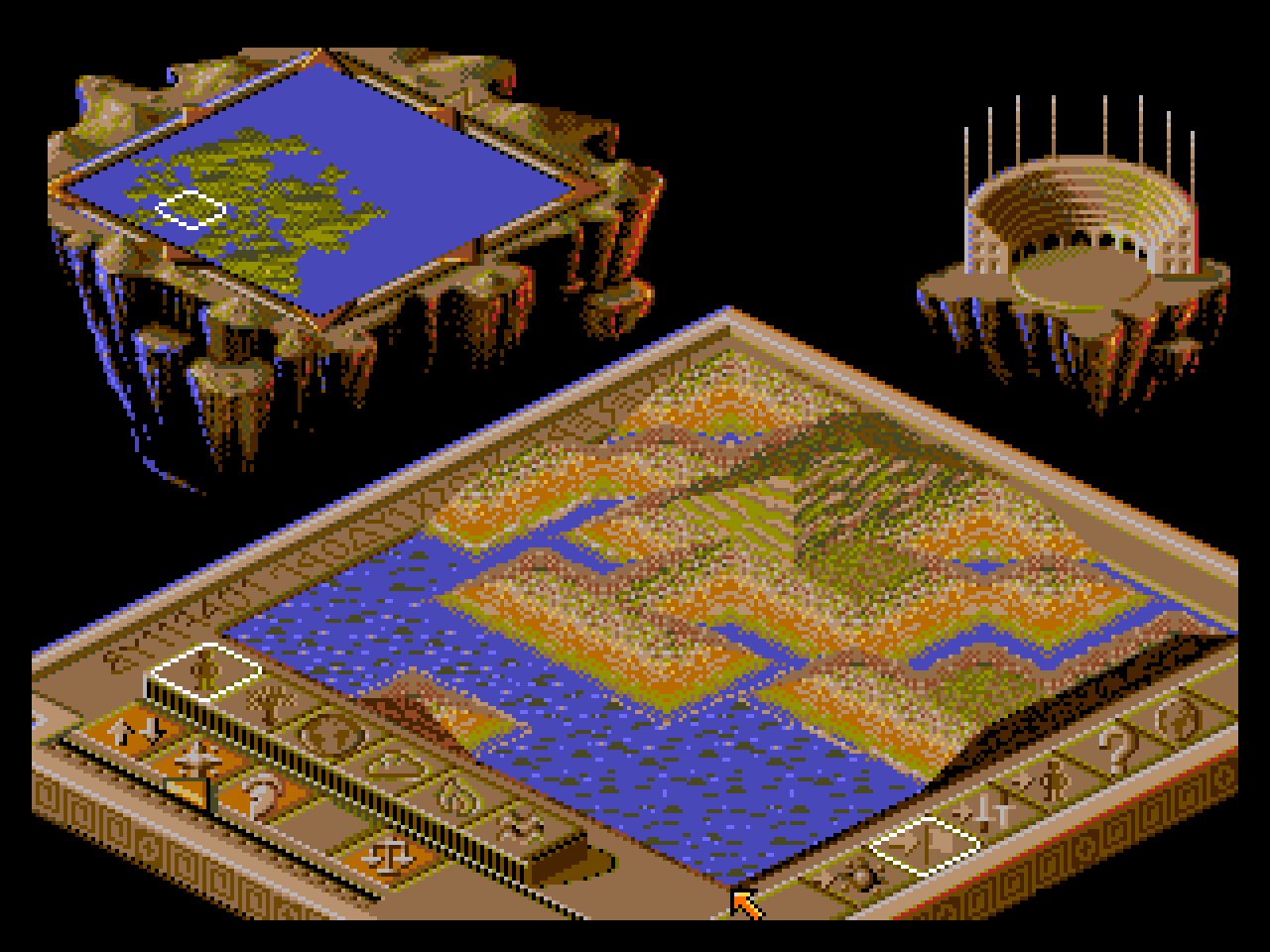 Симулятор игр сега. Populous игра Sega. Populous 1989. Populous 2 Trials of the Olympian Gods. Игра populous 2 Sega.