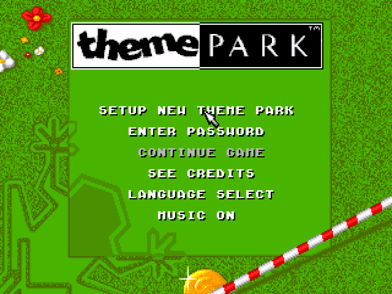 Игра парк на сеге. Игра на сегу про парк аттракционов. Theme Park игра сега. Theme Park Sega диск. Игра на Денди парк развлечений.