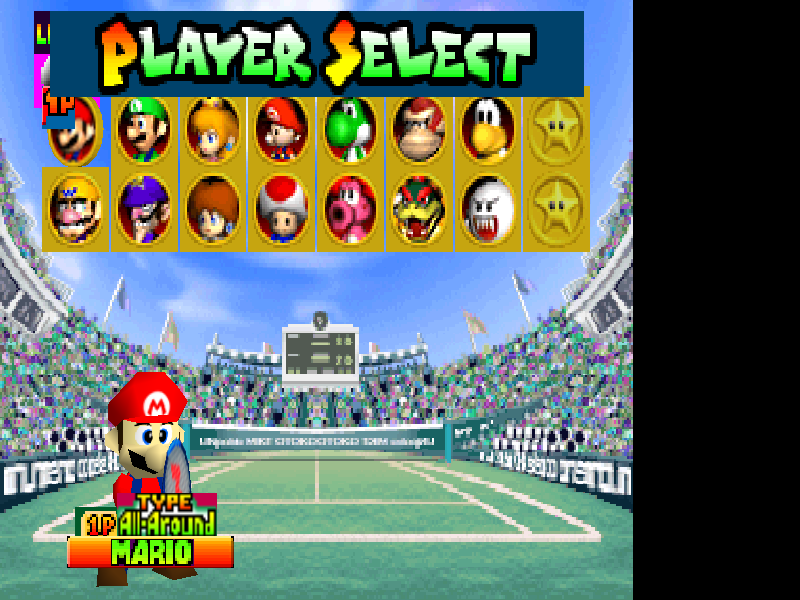 mario tennis n64