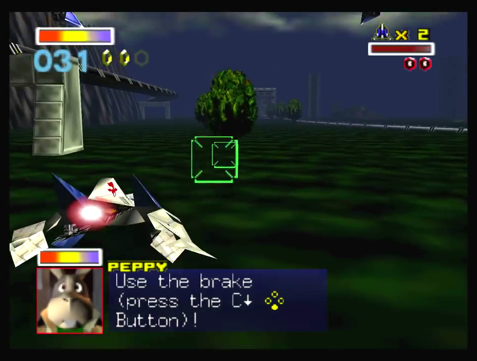 star fox 64 map labelled