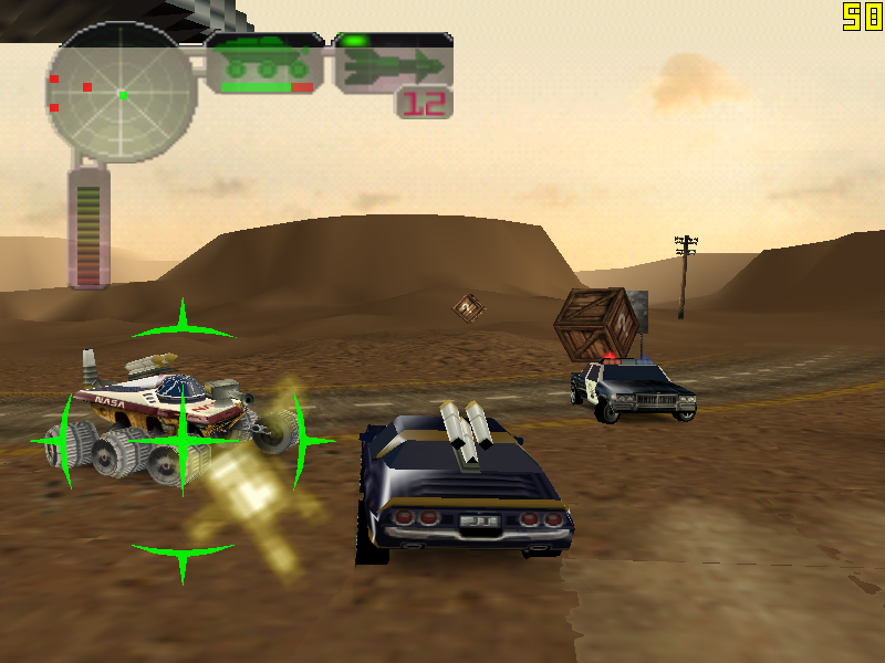 vigilante 8 2nd offense cheats n64