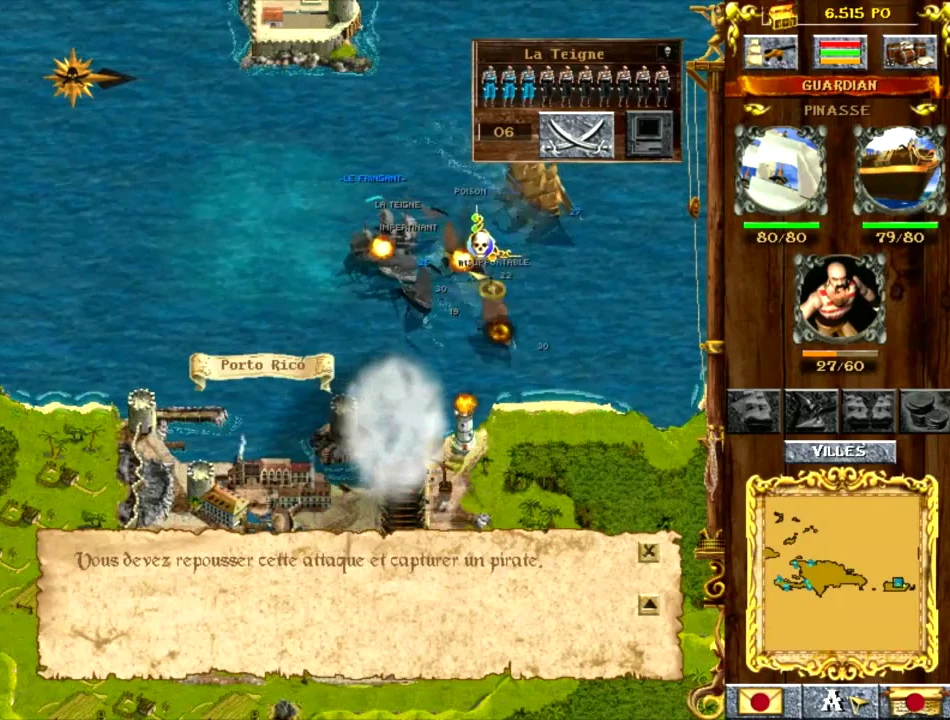 Corsairs: Battle of the Caribbean - Jogo de estratégia moderno com tema  pirata