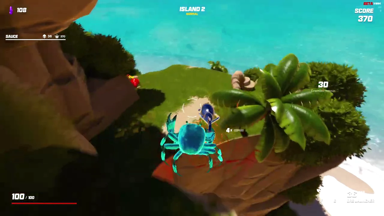 Getting to the secret island in Crab Champions @Crab Champions #crabch