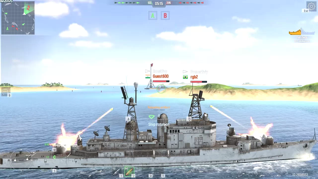 Force of Warships: Battleship Games Download - GameFabrique