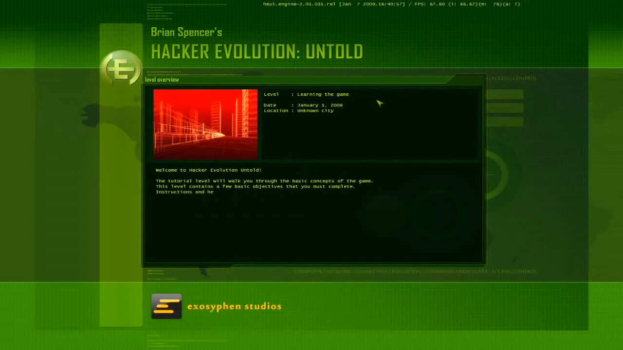 Hacker Evolution Untold Demo file - ModDB