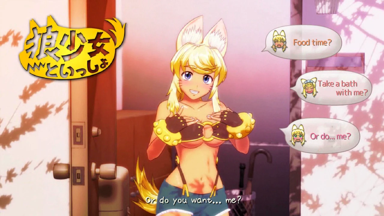 Wolf girl with you game