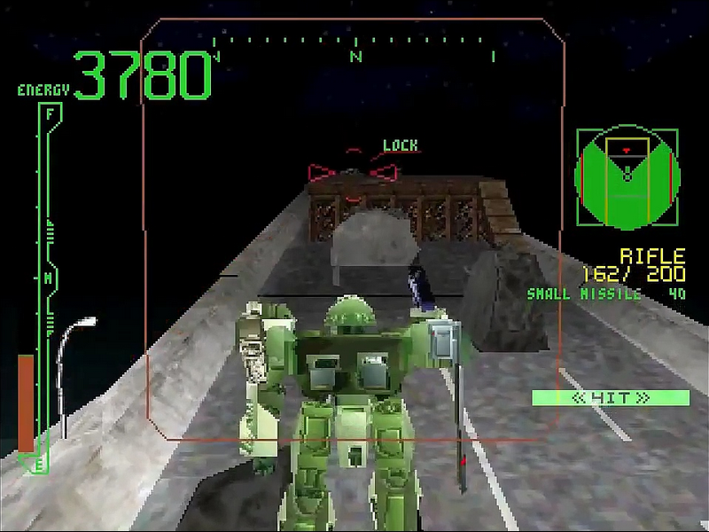 Armored Core - Gameplay PSX / PS1 / PGXP / Widescreen 4k 2160p  (DuckStation) 