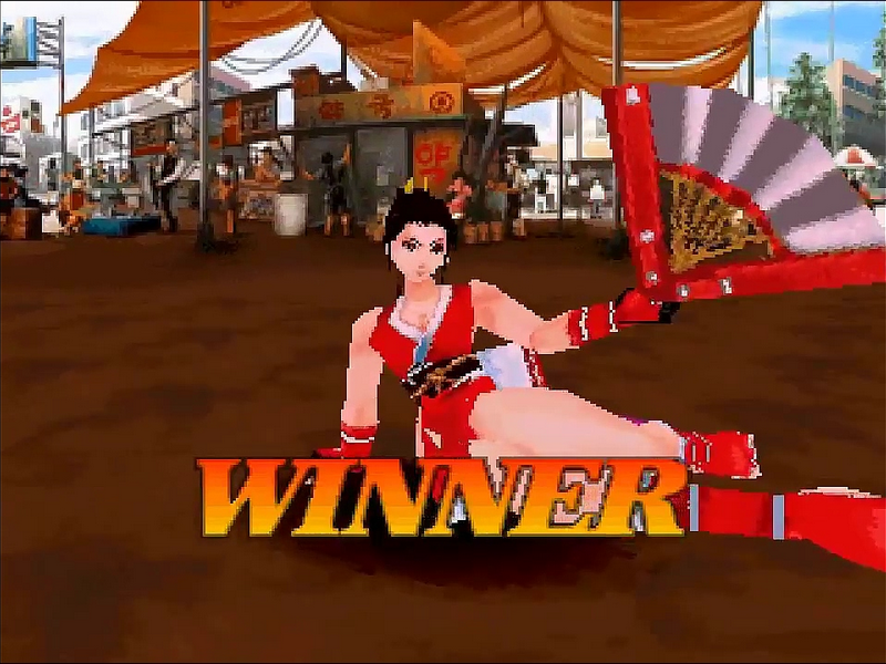 Fatal Fury: Wild Ambition (PS1/Playstation 1999) - Mai Shiranui  [Playthrough/LongPlay] 