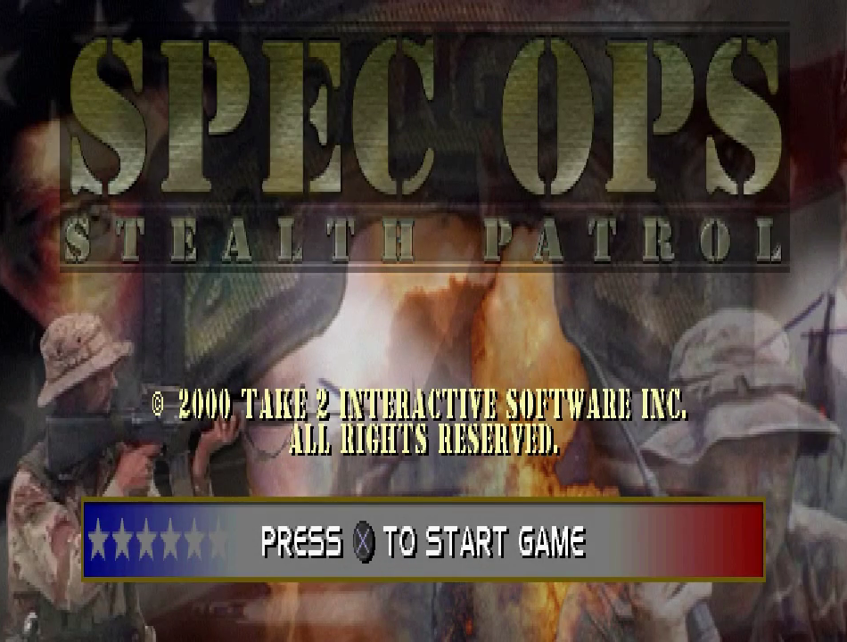 Spec Ops Stealth Patrol PS1 Original Lacrado