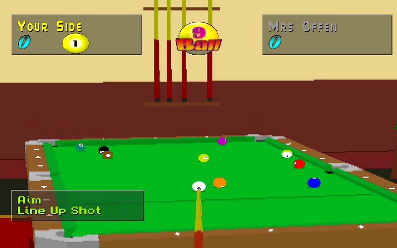 Virtual Pool 4 Online Friday Night 9 Ball OnePocketSlim V