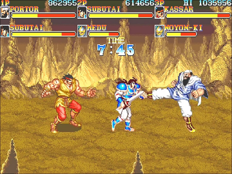 Warriors of fate ps1