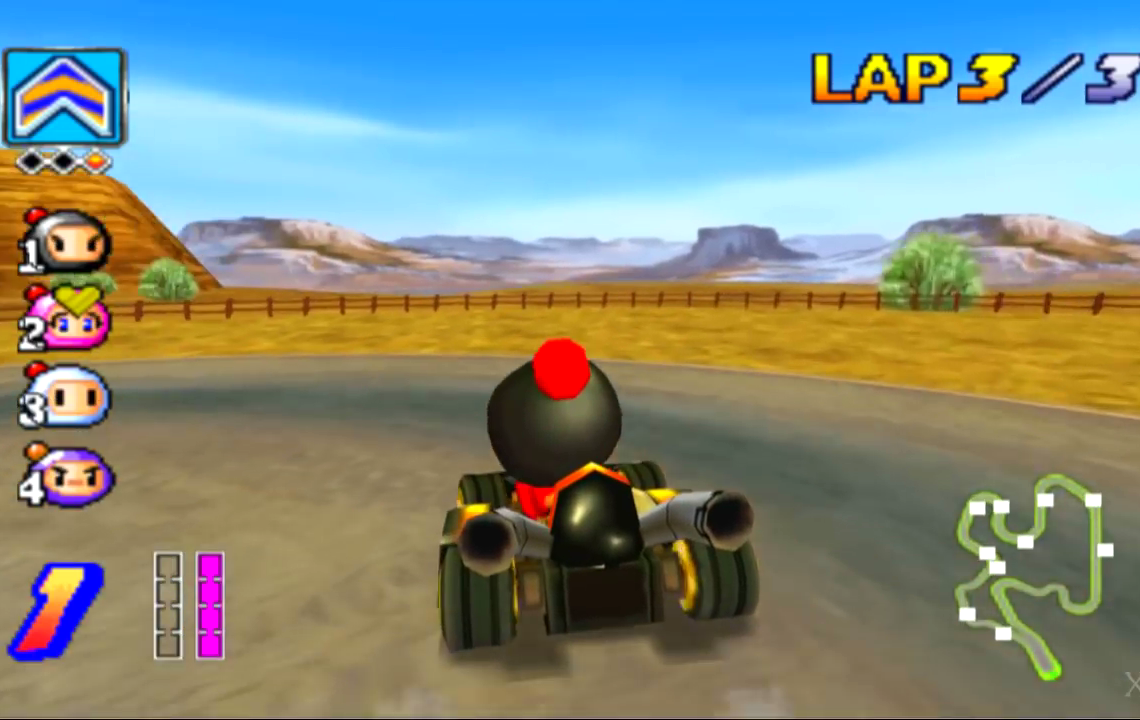 Bomberman Kart  (PS2) Gameplay 