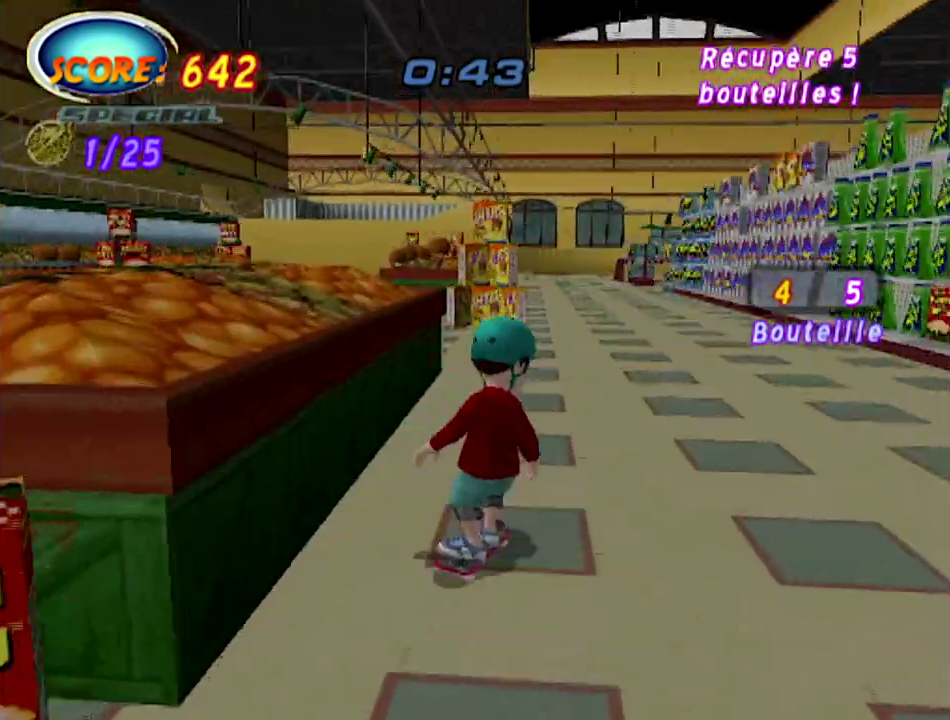 Disney's Extreme Skate Adventure  (PS2) Gameplay 