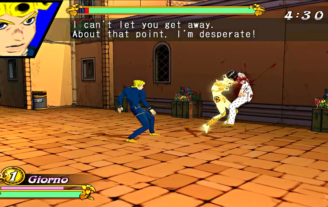 PS2 Gameplay - GioGio's Bizarre Adventure: Golden Wind 