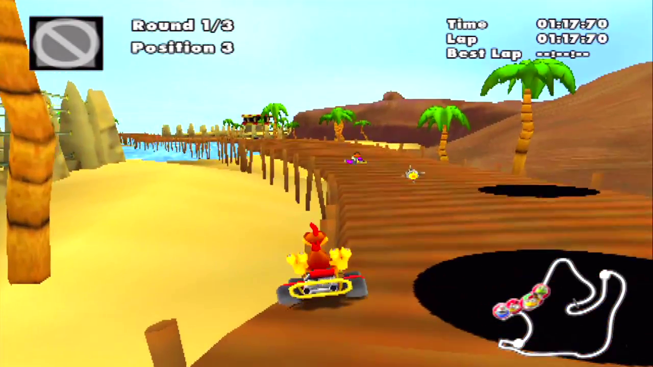 Crazy Chicken Fun Kart 2008 (PS2 Gameplay) 