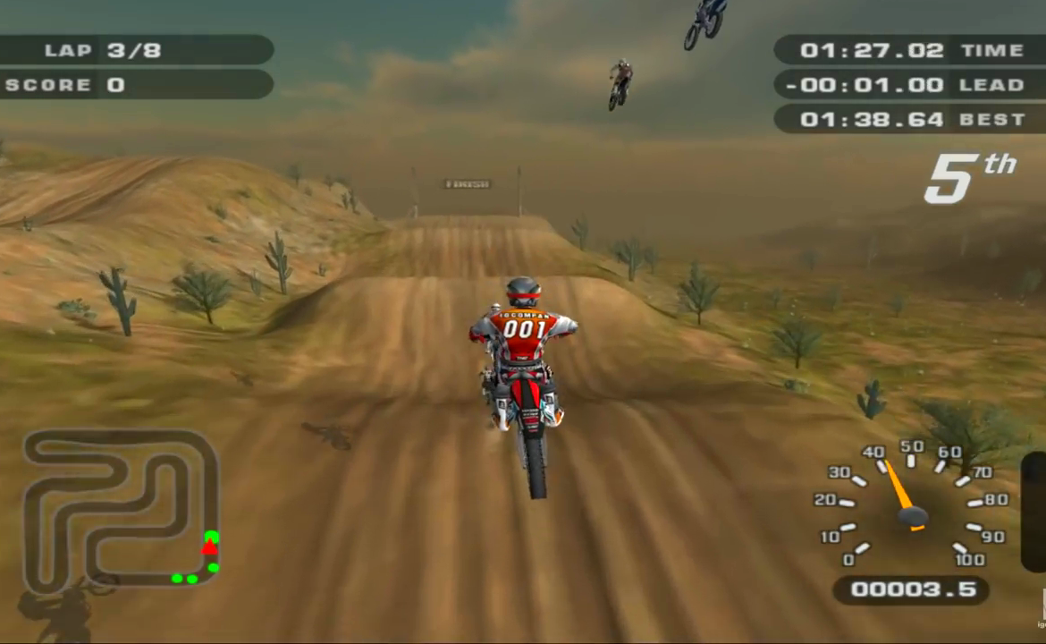 Melhor jogo de Motocross para o PS2. (MX Unleashed) 