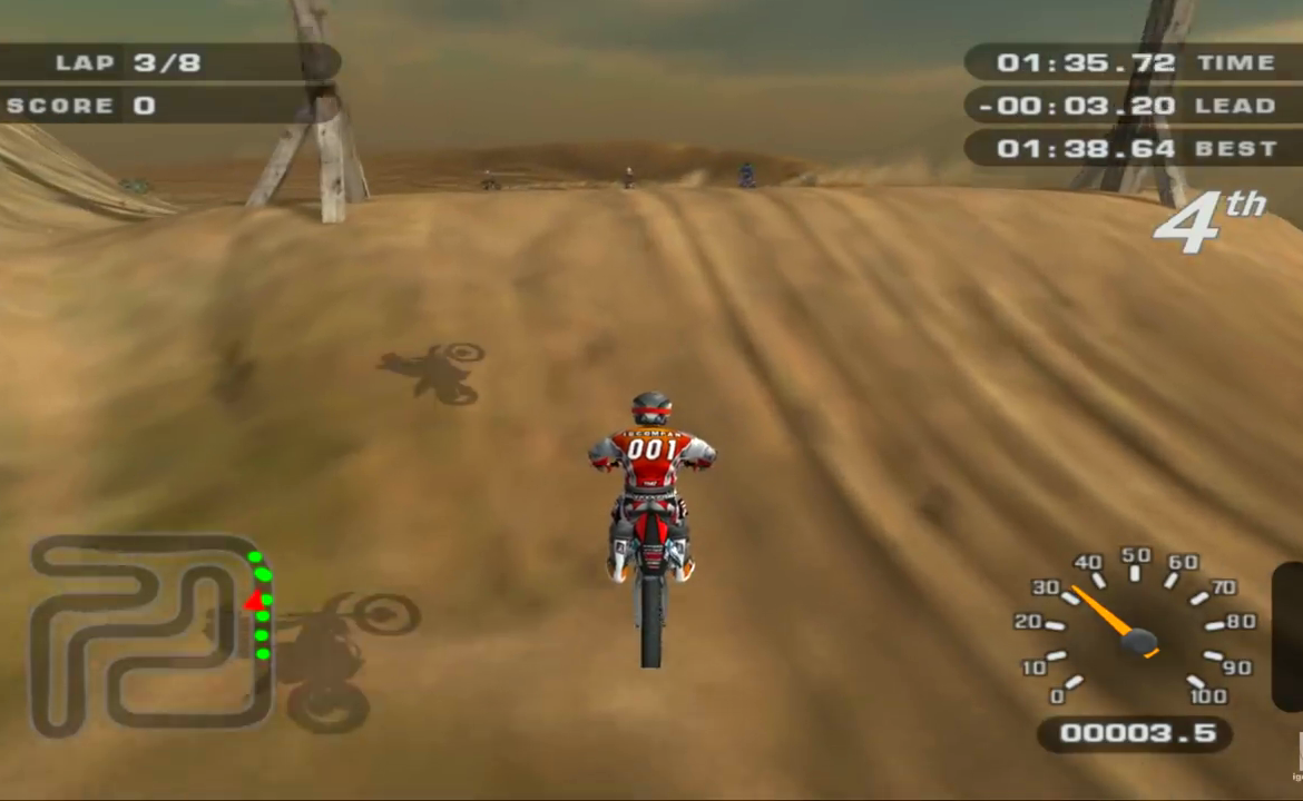 MX Unleashed - PS2 Gameplay (1080p60fps) 