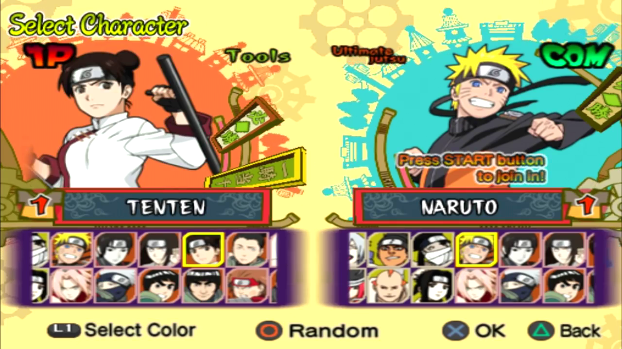 naruto game characters