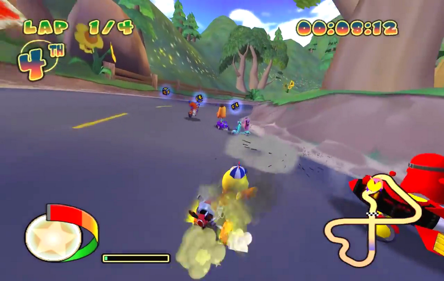 thumbnail image 2 of PS2 Pac Man World Rally (DVD Game 2 of 9