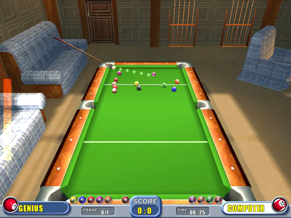 Real Pool PS2 - Jogo/Simulador de sinuca 