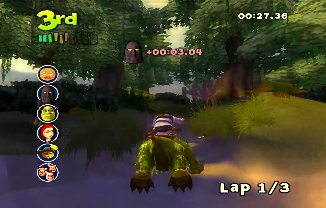 Jogo PSP Shrek Smash N'Crash Racing