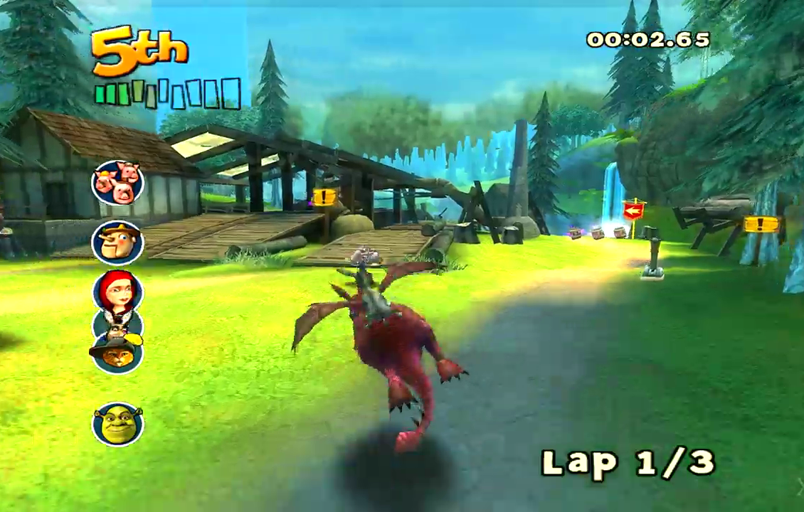 Shrek Smash N' Crash Racing screenshots, images and pictures