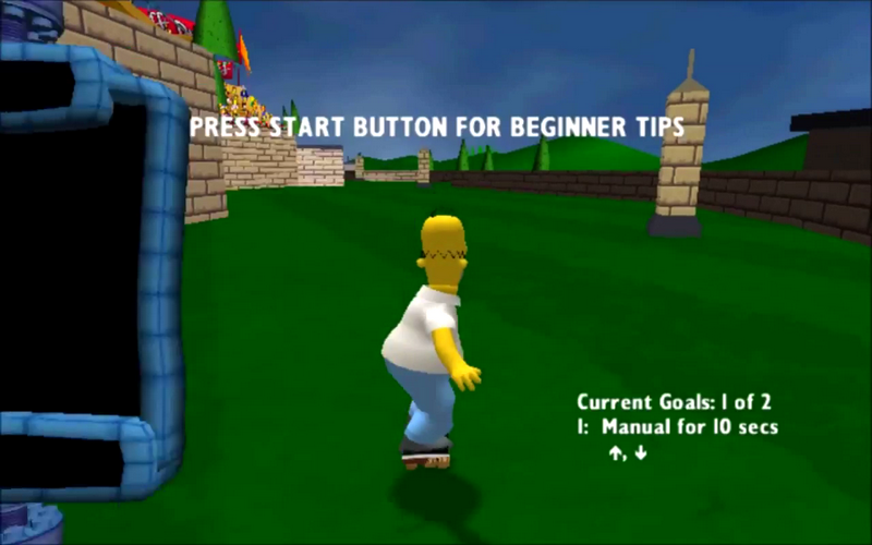 The Simpson's Skateboarding - PlayStation 2: Video Games 