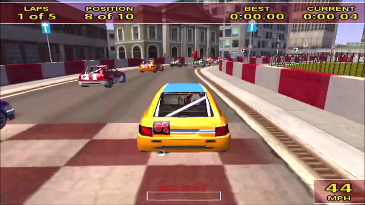 Stock Car Crash  (PS2) Gameplay 